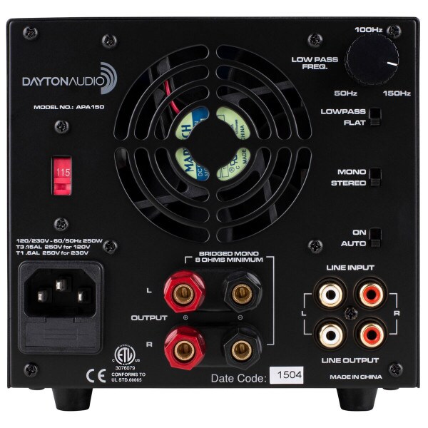 Main product image for Dayton Audio APA150 With 2 Aura Pro Bass Shake 300-9004